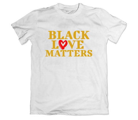 Black Love Matters T-Shirt - TOPS, TSS CUSTOM GRPHX, SNEAKER STUDIO, GOLDEN GILT, DESIGN BY TSS