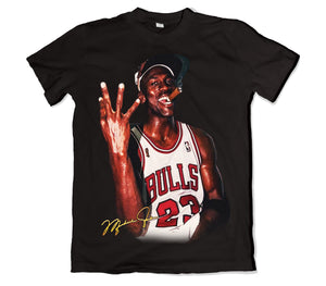 Michael Jordan Cigar Three Peat Jordan Cigar Shirt Michael The