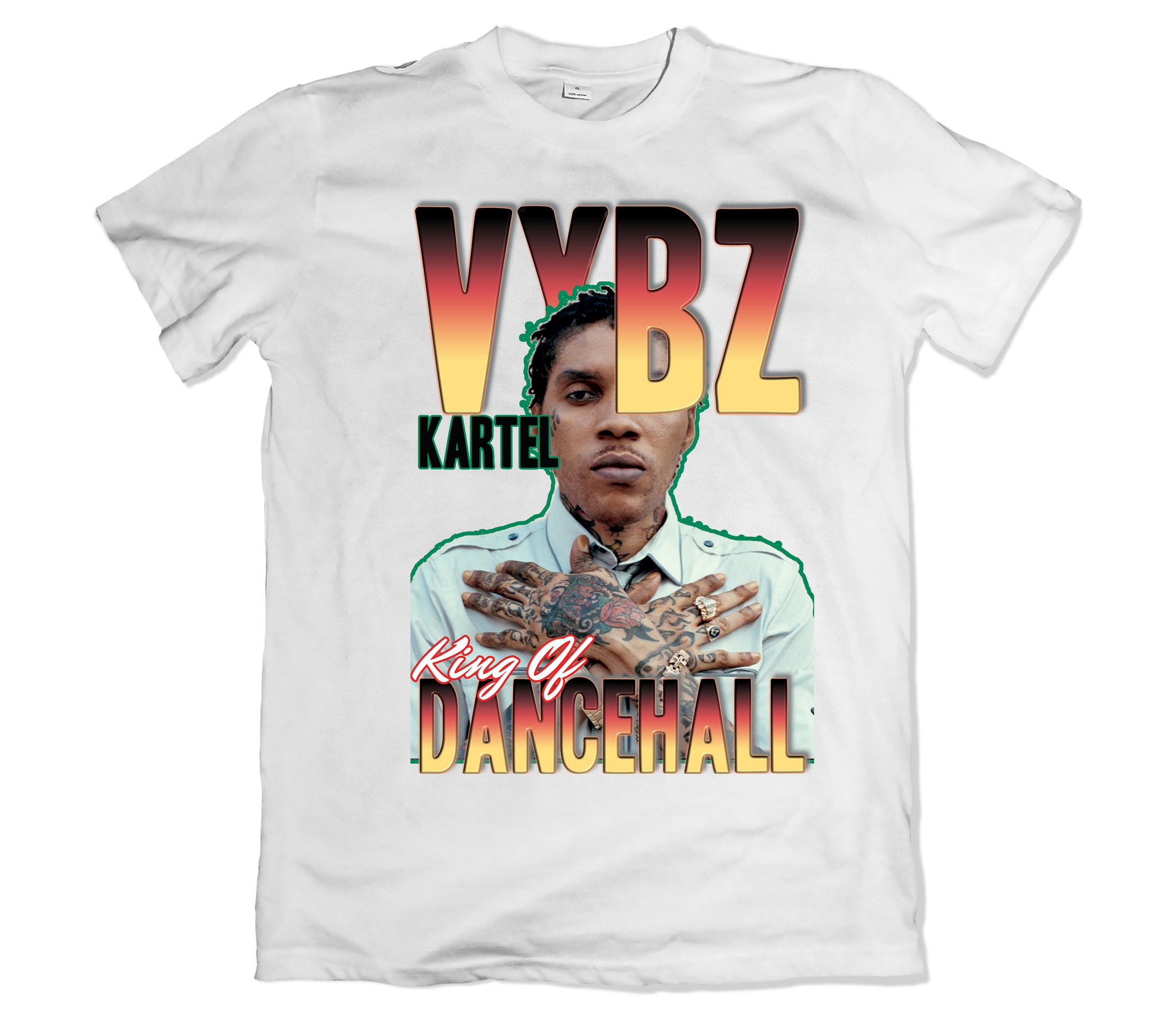 Vybz Kartel King of Dancehall Tee shirt