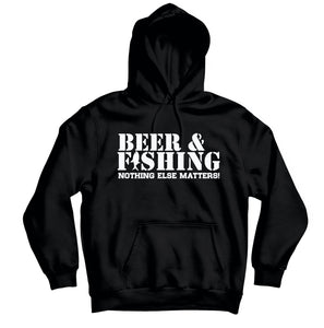 Beer And Fishing - HOODIE - TOPS, TSS CUSTOM GRPHX, SNEAKER STUDIO, GOLDEN GILT, DESIGN BY TSS