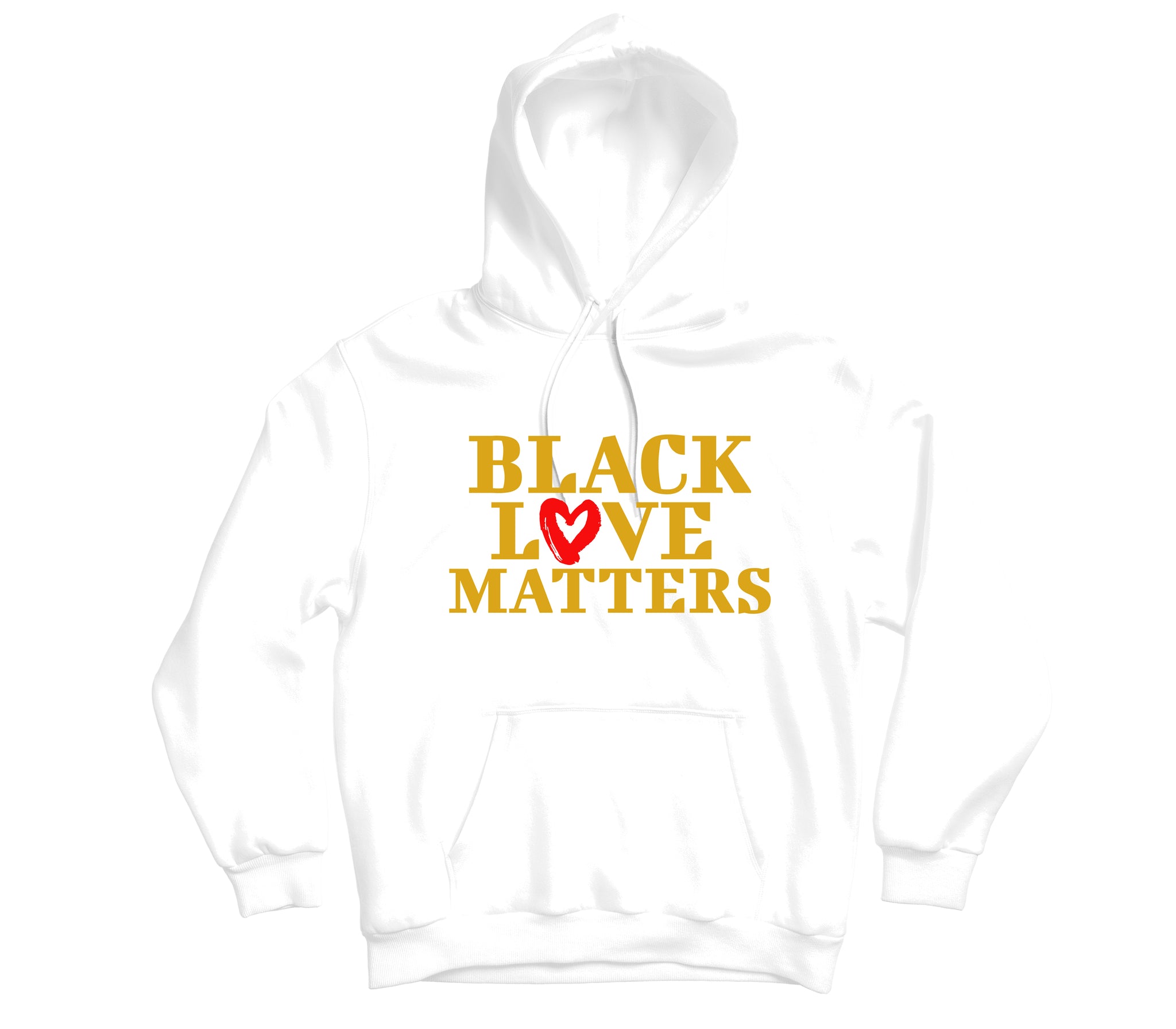 Black Love Matters Hoodie - TOPS, TSS CUSTOM GRPHX, SNEAKER STUDIO, GOLDEN GILT, DESIGN BY TSS