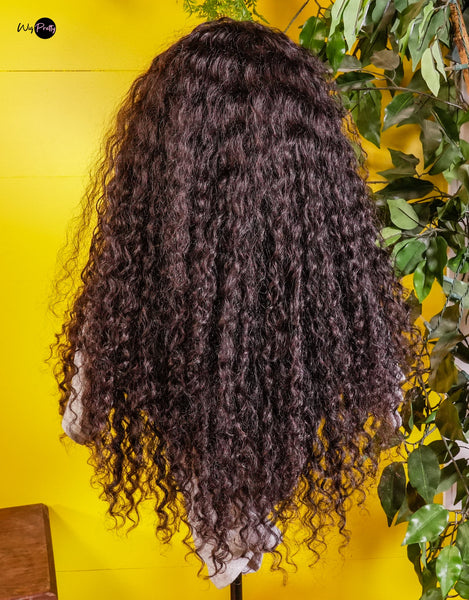 Date Night Curly Wig - 5x5 Closure HD Lace - Lightly Pre-plucked- 180% Density - 100% Human Hair - Invisible HD Lace