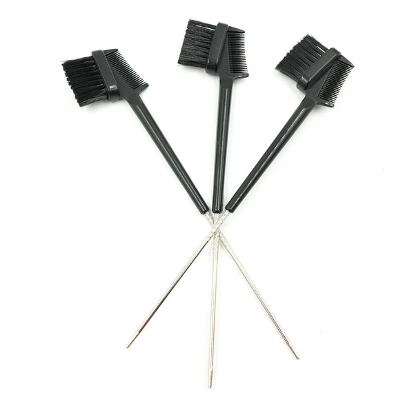 Double Sided Edge Brush - PACK OF 3 / PERFECT FOR LACE WIG INSTALL / HD LACE WIG