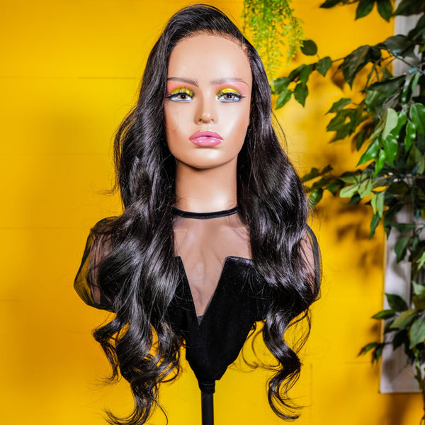 The Avril Wig- 5x5 Closure HD Lace - Body Wave - Lightly Pre-plucked- 180% Density - 100% Human Hair - Invisible HD Lace - Glueless