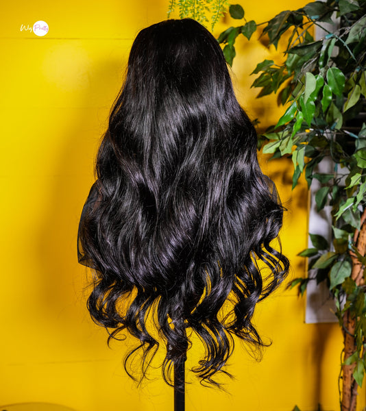 The Avril Wig- 5x5 Closure HD Lace - Body Wave - Lightly Pre-plucked- 180% Density - 100% Human Hair - Invisible HD Lace - Glueless