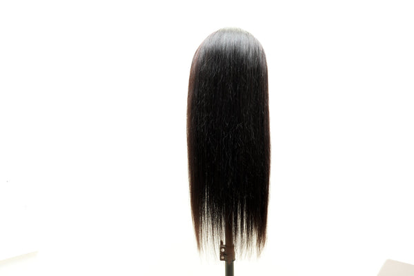 Onyx Wig- Throw and Go - Straight hair -  Beginner Friendly- No Glue No Lace- Natural Black - 180% Density - Bangs for easy install