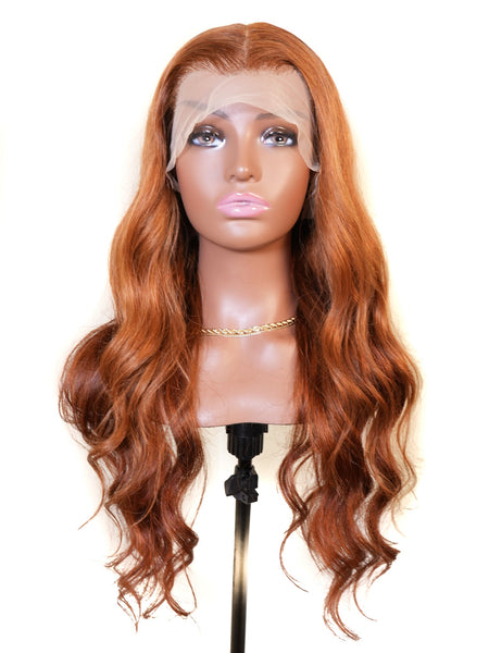 Kiki - 13x4 Lace Frontal - Body Wave Wig -  High Quality Transparent Lace - Lightly Pre-plucked- 180% Density - 100% Human Hair- Undetectable Lace