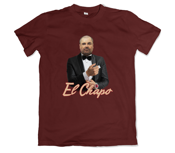 El Chapo Gentleman T-Shirt - TOPS, TSS CUSTOM GRPHX, SNEAKER STUDIO, GOLDEN GILT, DESIGN BY TSS