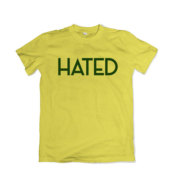 HATED Custom T-Shirt - TOPS, TSS CUSTOM GRPHX, SNEAKER STUDIO, GOLDEN GILT, DESIGN BY TSS