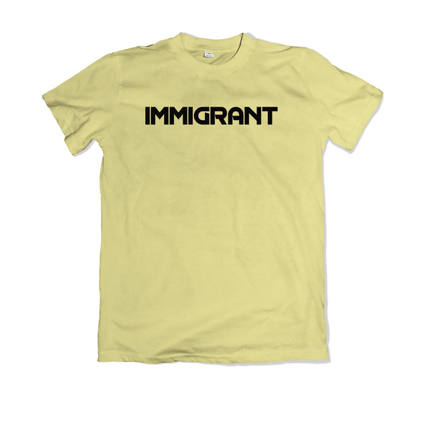 Immigrant Tee - black letters - TOPS, TSS CUSTOM GRPHX, SNEAKER STUDIO, GOLDEN GILT, DESIGN BY TSS