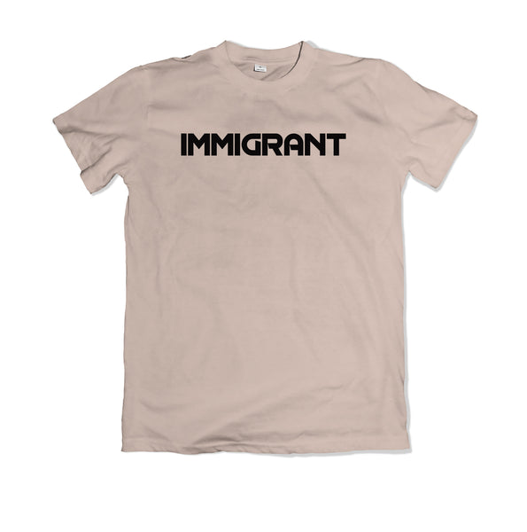 Immigrant Tee - black letters - TOPS, TSS CUSTOM GRPHX, SNEAKER STUDIO, GOLDEN GILT, DESIGN BY TSS
