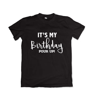 It's My Birthday Tee Shirt - TOPS, TSS CUSTOM GRPHX, SNEAKER STUDIO, GOLDEN GILT, DESIGN BY TSS