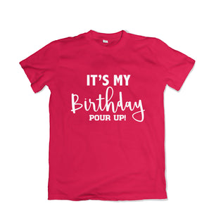 It's My Birthday Tee Shirt - TOPS, TSS CUSTOM GRPHX, SNEAKER STUDIO, GOLDEN GILT, DESIGN BY TSS