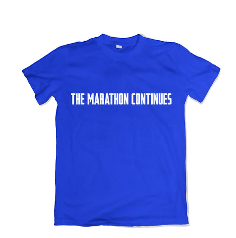 The Marathon Continues Tee - TOPS, TSS CUSTOM GRPHX, SNEAKER STUDIO, GOLDEN GILT, DESIGN BY TSS