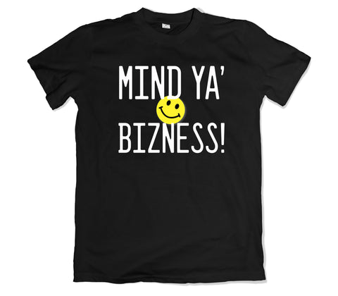 Mind Ya Bizness T-Shirt - TOPS, TSS CUSTOM GRPHX, SNEAKER STUDIO, GOLDEN GILT, DESIGN BY TSS