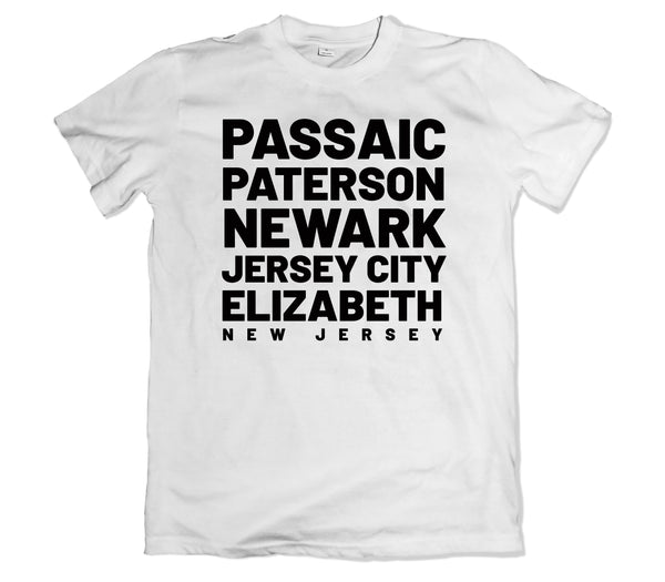 New Jersey Cities T-SHIRT