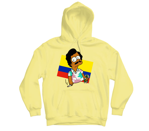 Pablo Escobar Colombian Flag Custom Hoodie - TOPS, TSS CUSTOM GRPHX, SNEAKER STUDIO, GOLDEN GILT, DESIGN BY TSS