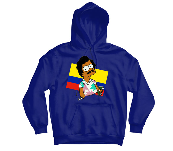 Pablo Escobar Colombian Flag Custom Hoodie - TOPS, TSS CUSTOM GRPHX, SNEAKER STUDIO, GOLDEN GILT, DESIGN BY TSS