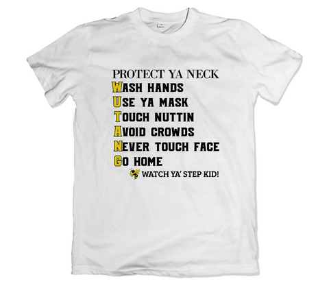 Protect Ya Neck Tee shirt - TOPS, TSS CUSTOM GRPHX, SNEAKER STUDIO, GOLDEN GILT, DESIGN BY TSS