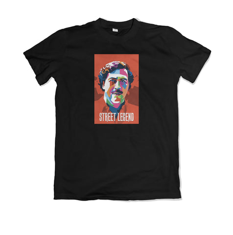 Pablo Escobar Street Legend Tee shirt - TOPS, TSS CUSTOM GRPHX, SNEAKER STUDIO, GOLDEN GILT, DESIGN BY TSS