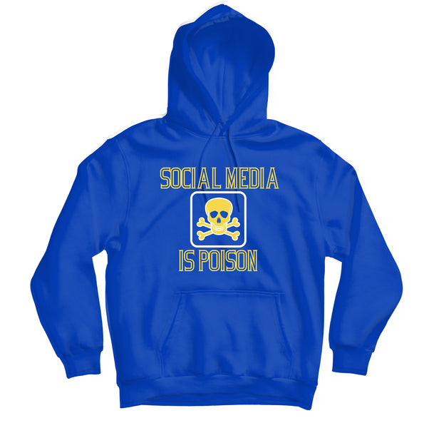 Social Media is Poison Custom Hoodie - TOPS, TSS CUSTOM GRPHX, SNEAKER STUDIO, GOLDEN GILT, DESIGN BY TSS