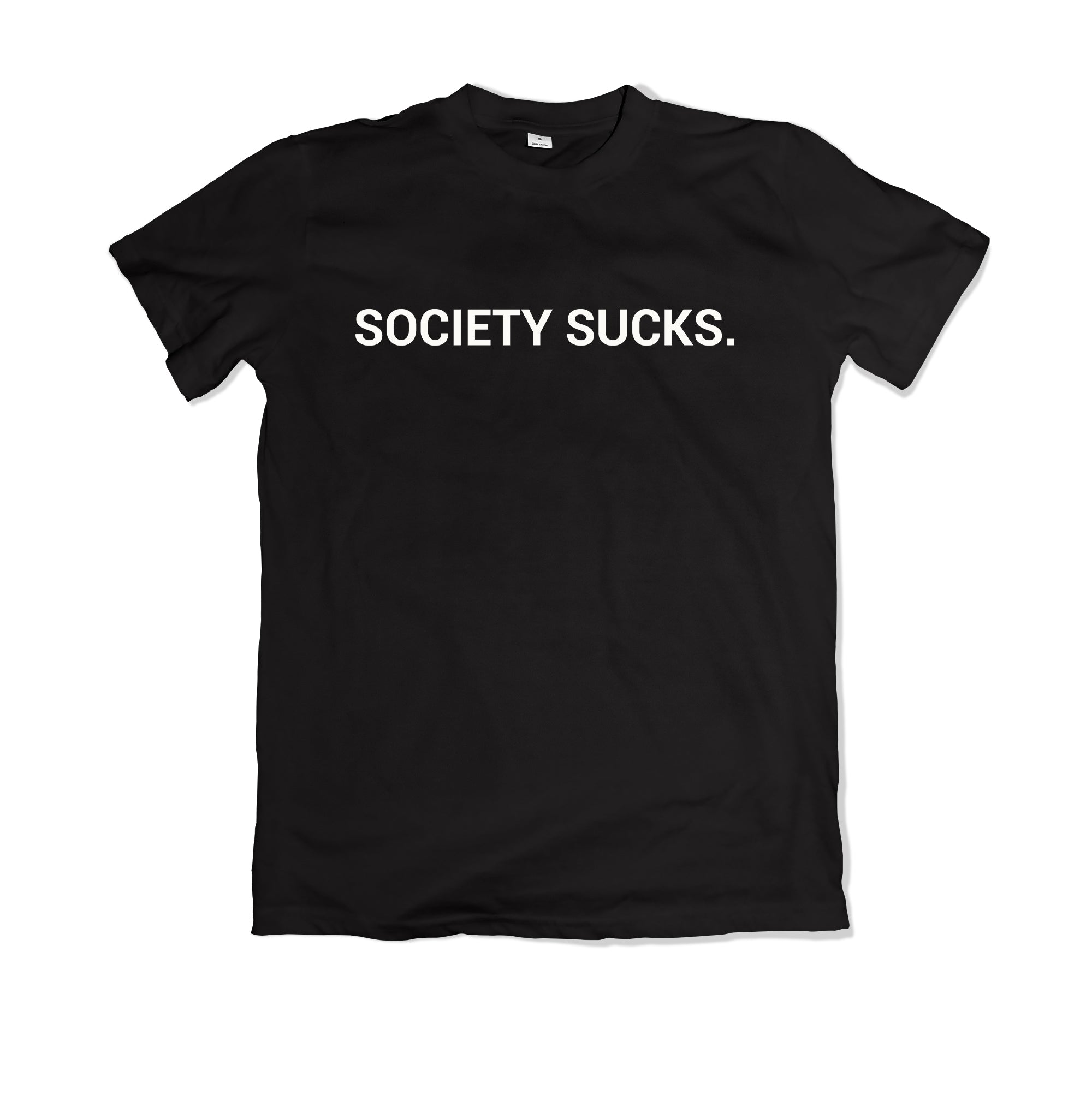 Society Sucks T - SHIRT - TOPS, TSS CUSTOM GRPHX, SNEAKER STUDIO, GOLDEN GILT, DESIGN BY TSS