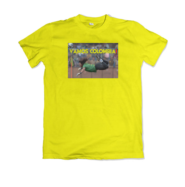 Vamos Colombia Tee shirt - TOPS, TSS CUSTOM GRPHX, SNEAKER STUDIO, GOLDEN GILT, DESIGN BY TSS