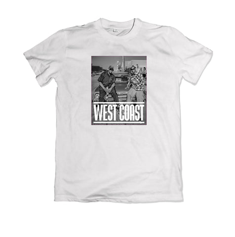 WEST COAST Tee shirt - TOPS, TSS CUSTOM GRPHX, SNEAKER STUDIO, GOLDEN GILT, DESIGN BY TSS