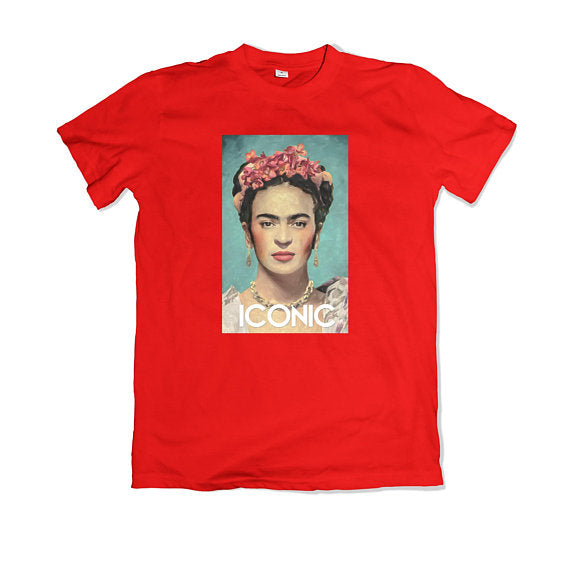 Frida Iconic tee shirt - TOPS, TSS CUSTOM GRPHX, SNEAKER STUDIO, GOLDEN GILT, DESIGN BY TSS