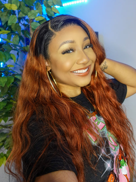 Vivica - 13x4 Lace Frontal - Body Wave- High Quality Transparent Lace - Lightly Pre-plucked- 180% Density - 100% Human Hair- Undetectable Lace