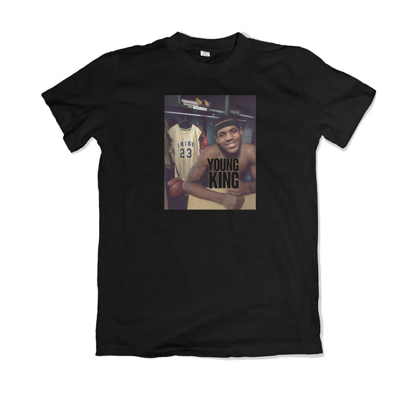 Lebron Young King Tee shirt - TOPS, TSS CUSTOM GRPHX, SNEAKER STUDIO, GOLDEN GILT, DESIGN BY TSS