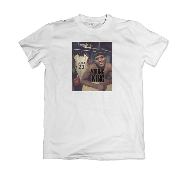 Lebron Young King Tee shirt - TOPS, TSS CUSTOM GRPHX, SNEAKER STUDIO, GOLDEN GILT, DESIGN BY TSS