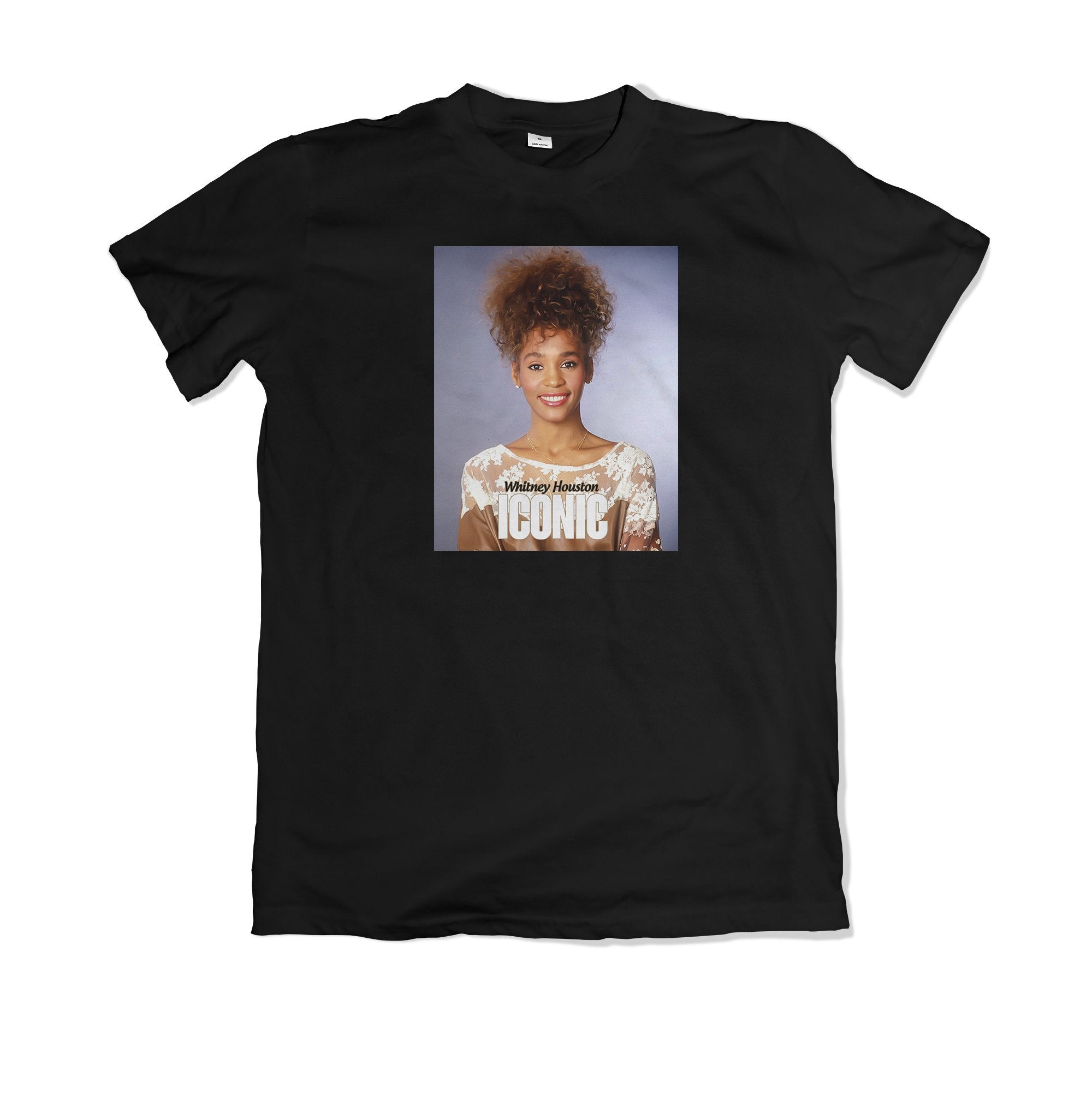 Whitney Houston Iconic Tee shirt - TOPS, TSS CUSTOM GRPHX, SNEAKER STUDIO, GOLDEN GILT, DESIGN BY TSS